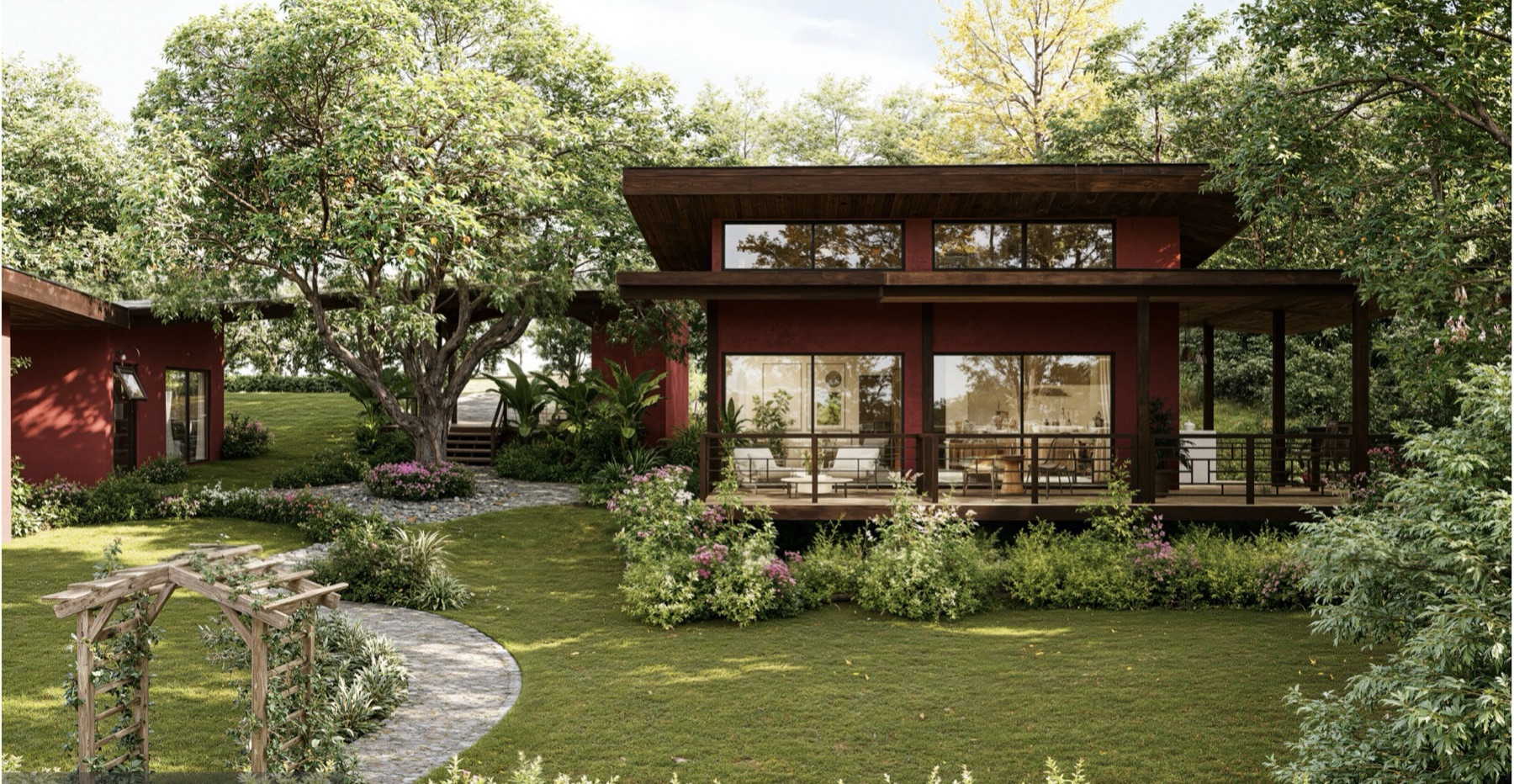 Casita Casa Colibri, Aussenansicht im Garten